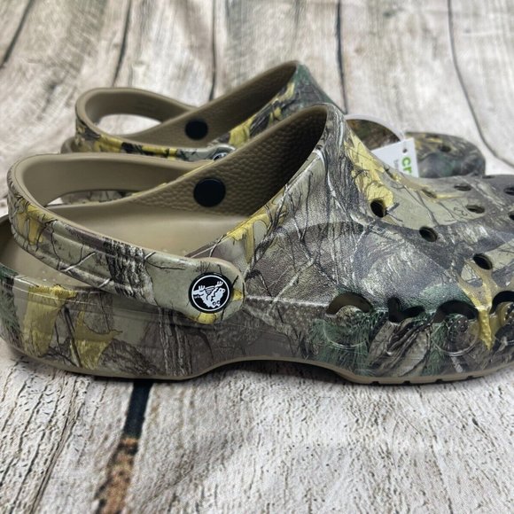 Mens Crocs Baya Realtree Camo Xtra Clogs 206517-260 main image 6